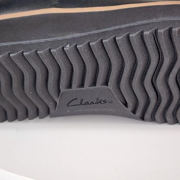 Clarks Women’s Zylah Faye Ankle Boots – Comfort Flatform Leather - Size 8.5 M - Picture 8 of 10